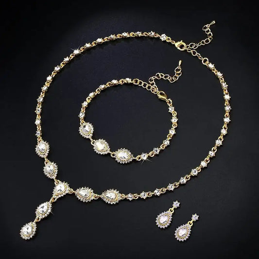Twilight Sparkle: Zircon Bridal Jewelry Set