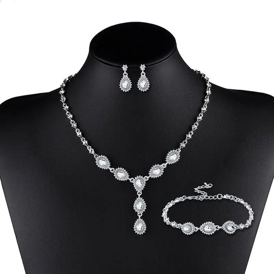 Twilight Sparkle: Zircon Bridal Jewelry Set