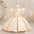 TwinkleTales Bow Puff Sleeve Princess Dress - AX174 Champagne / 70