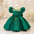 TwinkleTales Bow Puff Sleeve Princess Dress - AX174 Green / 70