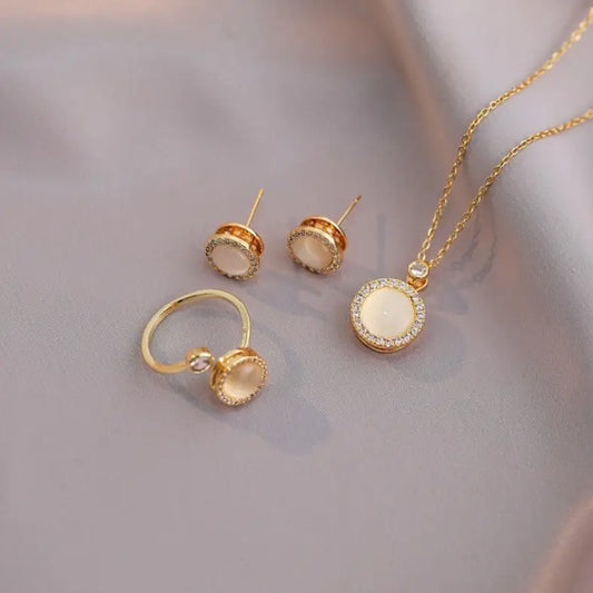 Twirl Opal Pendant: Women’s Rotating Necklace