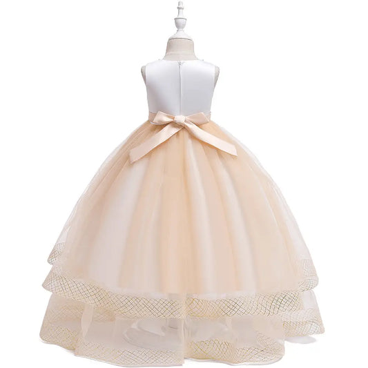 Twirl & Shine: Birthday Embroidered Tulle Dress