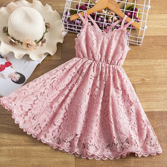 TwirlTales: Embroidered Skirt & Suspender Dress