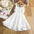 TwirlTales: Embroidered Skirt & Suspender Dress - White / 110cm