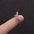 TwistLeaf Stainless Steel Elegant Ear Studs - Silver 5