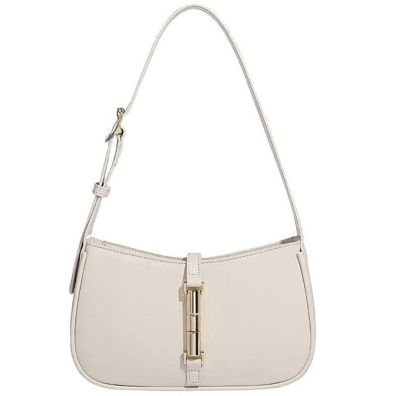 Two Layer Cowhide Leather Clamshell Handbag in Multiple Colors
