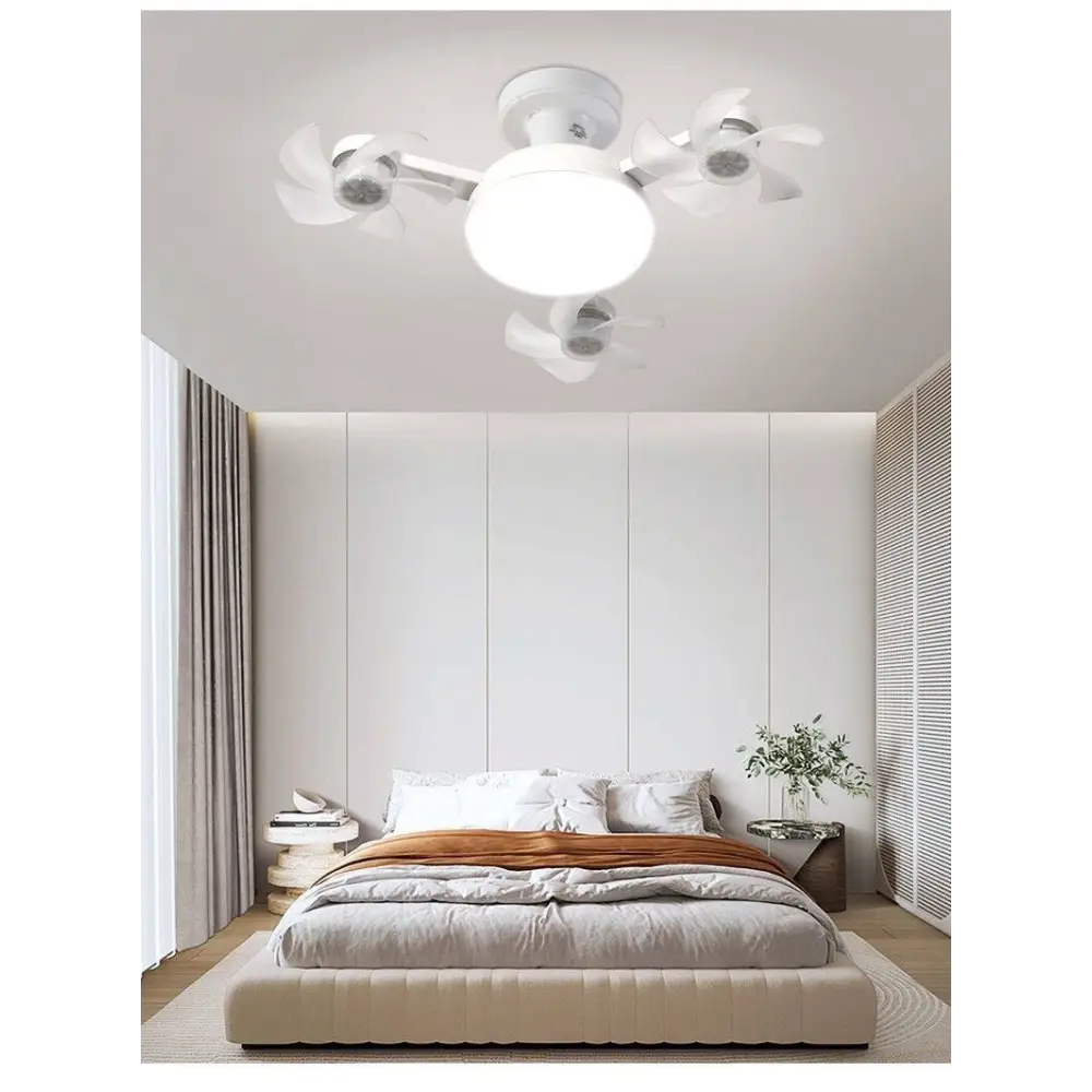 UAV Fan Lamp with Multiple Light Colors and IP66 Protection 3 Headlights