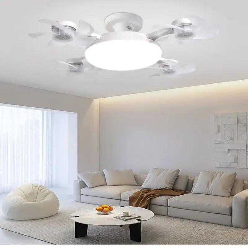 UAV Fan Lamp with Multiple Light Colors and IP66 Protection 4 Headlights