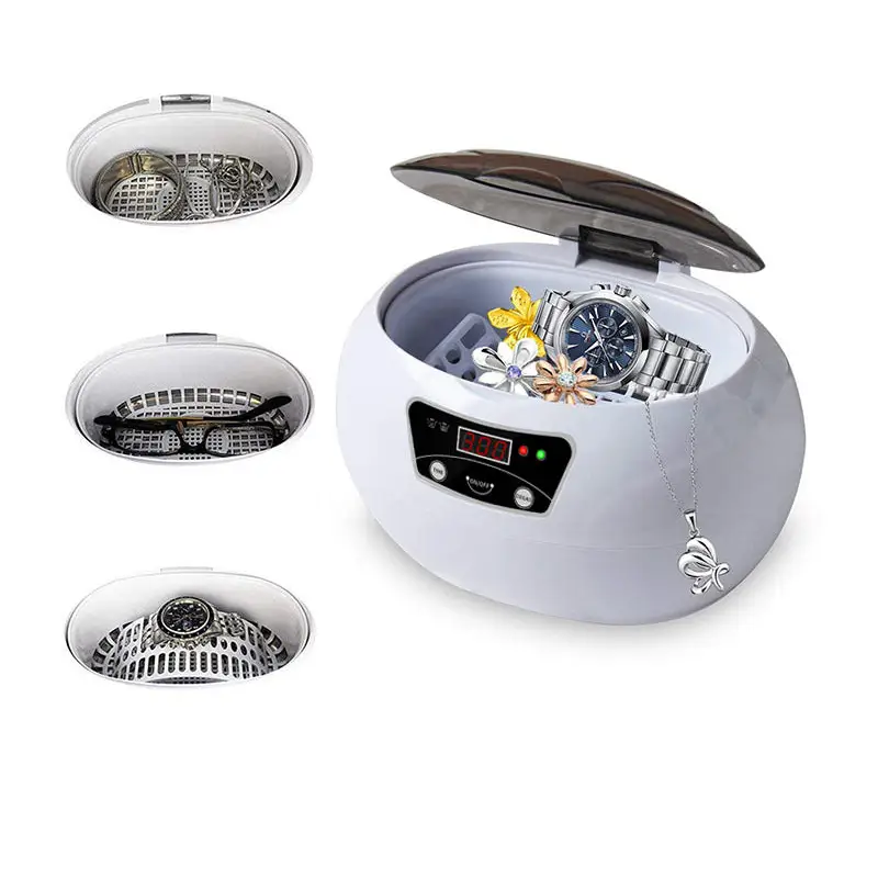 Ultrasonic Digital Household Cleaner 40KHz 20.6 x 15.2 x 13 cm