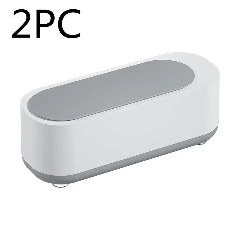 Ultrasonic Jewelry and Accessory Cleaning Machine Offwhite 2PC