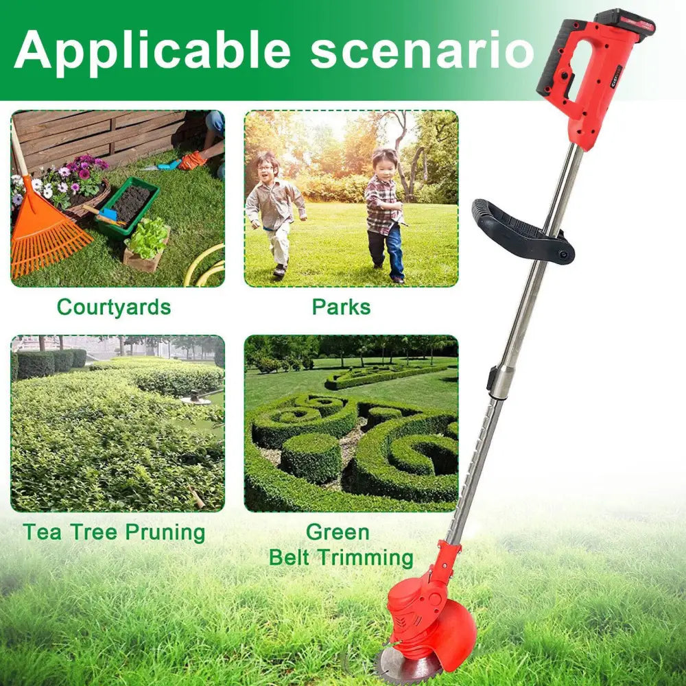Unbranded 3 in 1 Cordless Electric Grass Trimmer with Power Battery 900W 5