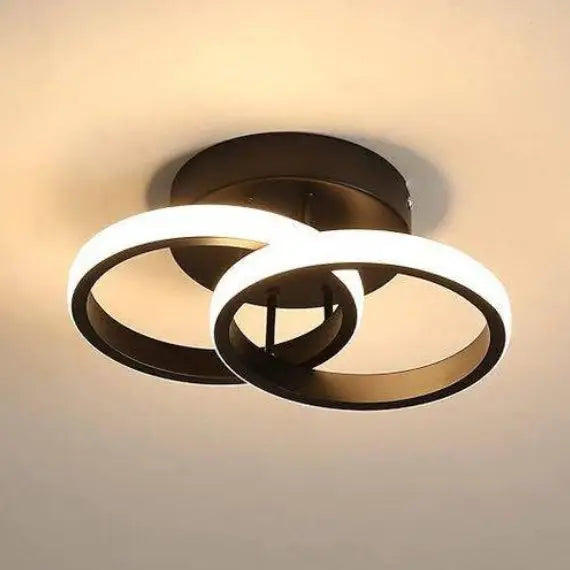 Unbranded Small Ceiling Chandelier for 3 to 8 Square Meters 20W Schwarz 5