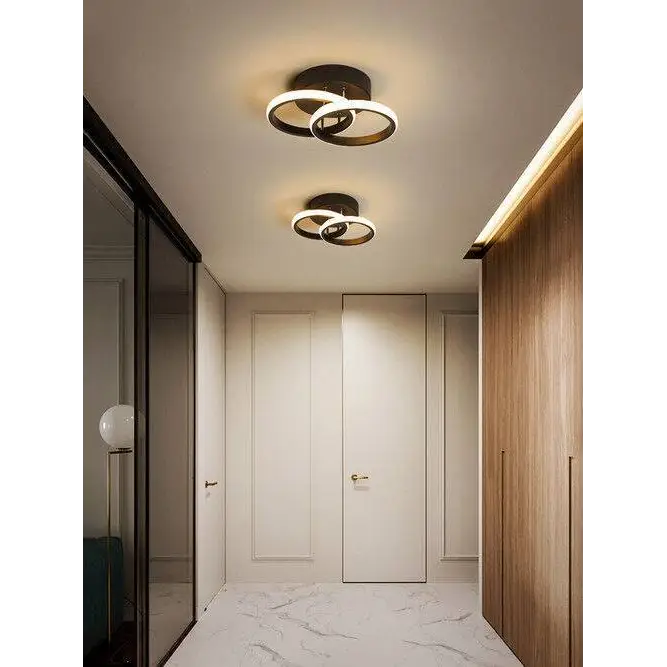 Unbranded Small Ceiling Chandelier for 3 to 8 Square Meters 20W Schwarz 5