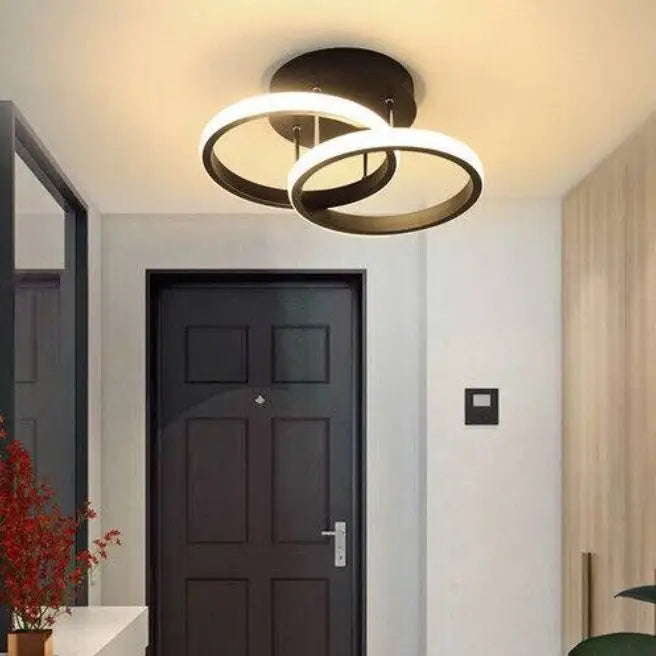 Unbranded Small Ceiling Chandelier for 3 to 8 Square Meters 20W Schwarz 5