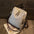 Unisex Waterproof PVC Travel Bag with Floral Print and Embossed Leather - Picture Color