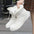 Universal High Top Mesh Sneakers with Mid and Flat Heel Options - Beige / 36