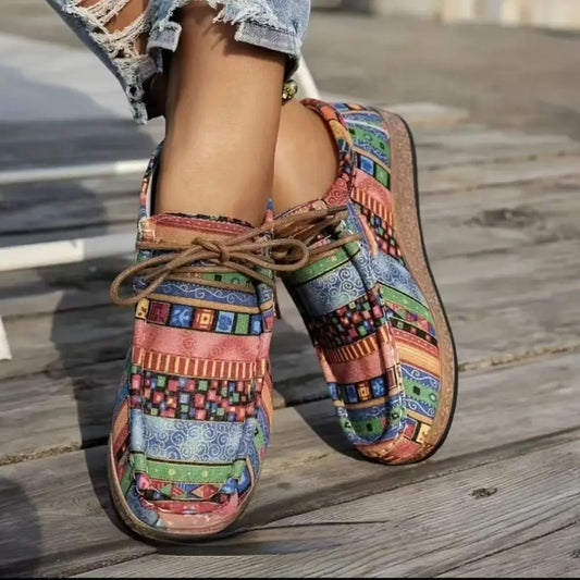 Universal Low Top Flat Heel Shoes in Multiple Colors