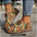 Universal Low Top Flat Heel Shoes in Multiple Colors - Khaki / 36