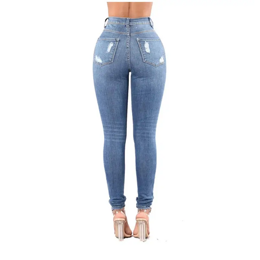 Urban Chic: All-Match Ripped Jeans