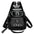 Urban Simplicity Diamond Stitch Travel Leather Bag with Document Pocket - Black / Free Size