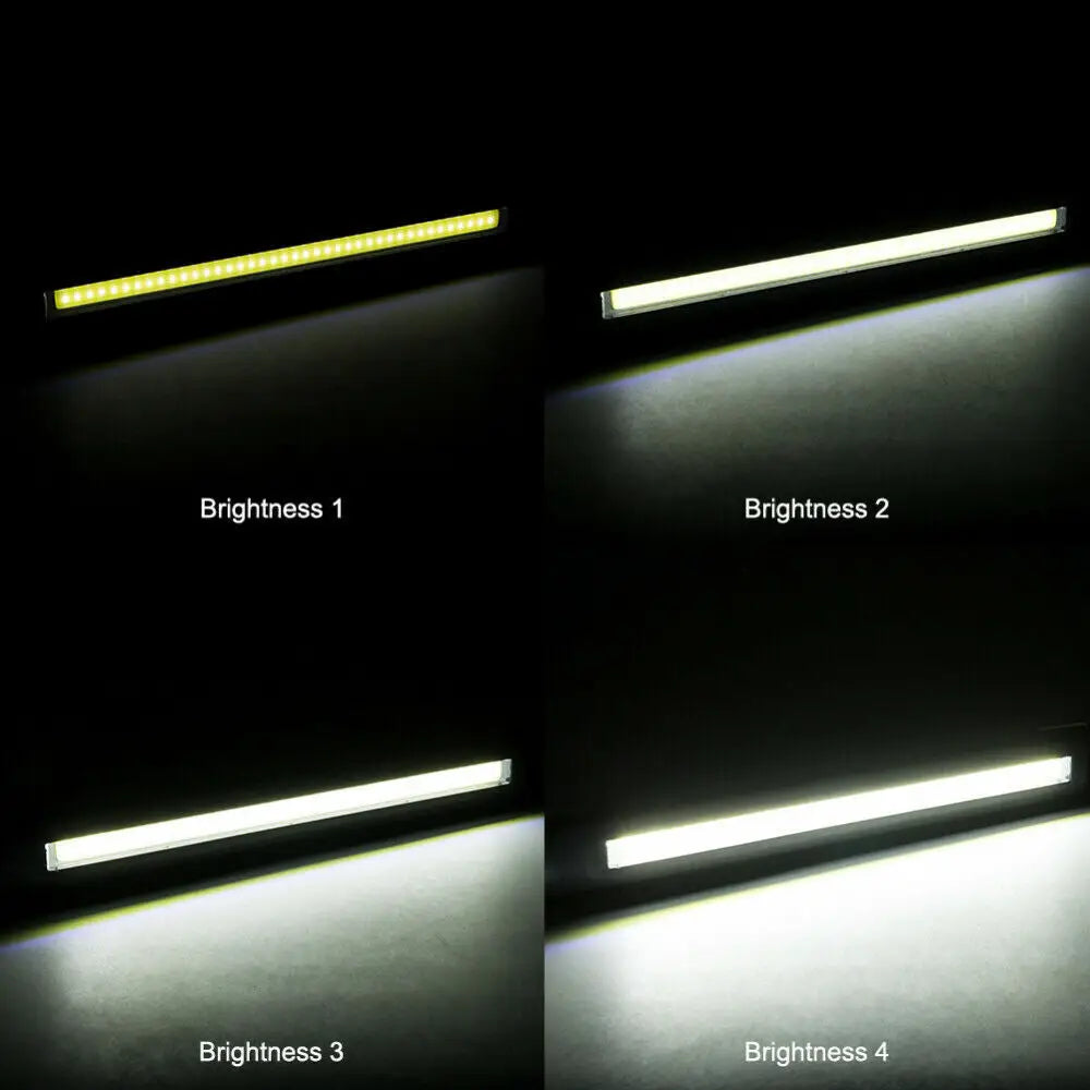 USB Rechargeable Magnetic LED Work Light with Flexible Cordless Design 2PCS 5