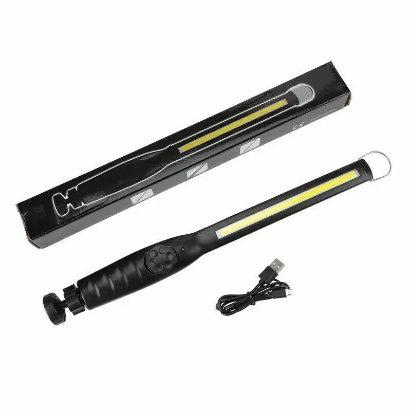 USB Rechargeable Magnetic LED Work Light with Flexible Cordless Design 2PCS 5