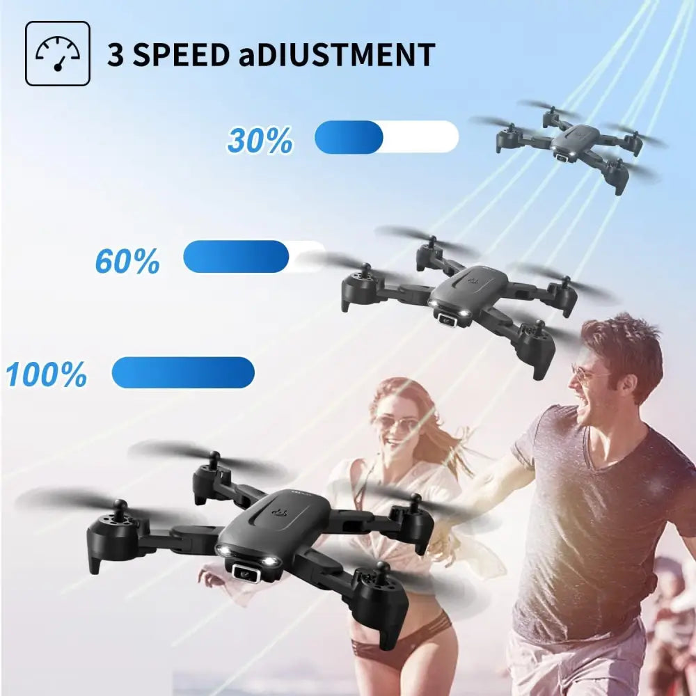 V12 Schwarz Foldable Drone with Camera and 2.4G Remote Control V12 5