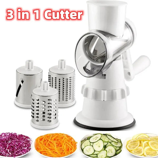 Vegetable Spiralizer for Uniform Curly Fries and Salads White