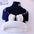 Velvet Leopard Print Padded Autumn/Winter Women’s Wear - Black velvet / 110cm