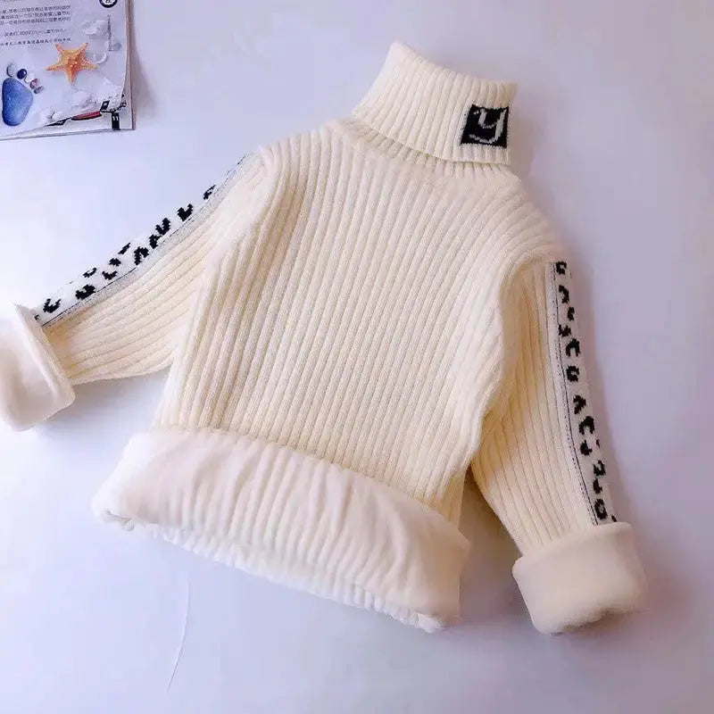 Velvet Leopard Print Padded Autumn/Winter Women’s Wear - White without velvet / 110cm