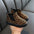 Velvet Pounce Ankle Boots - Brown / 23