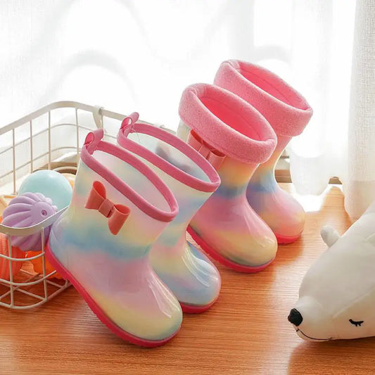 VelvetRain Mid-Tube & Cozy Baby Boots Combo
