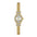 Vintage Chic Ladies Watch with Roman Numerals and Intricate Detailing - Gold