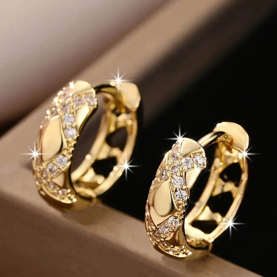 Vintage Hollow Cross Earrings - Timeless Elegance