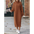 Warm Knit Turtleneck Dress - Caramel Color / XS