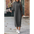 Warm Knit Turtleneck Dress - Dark Gray / XS