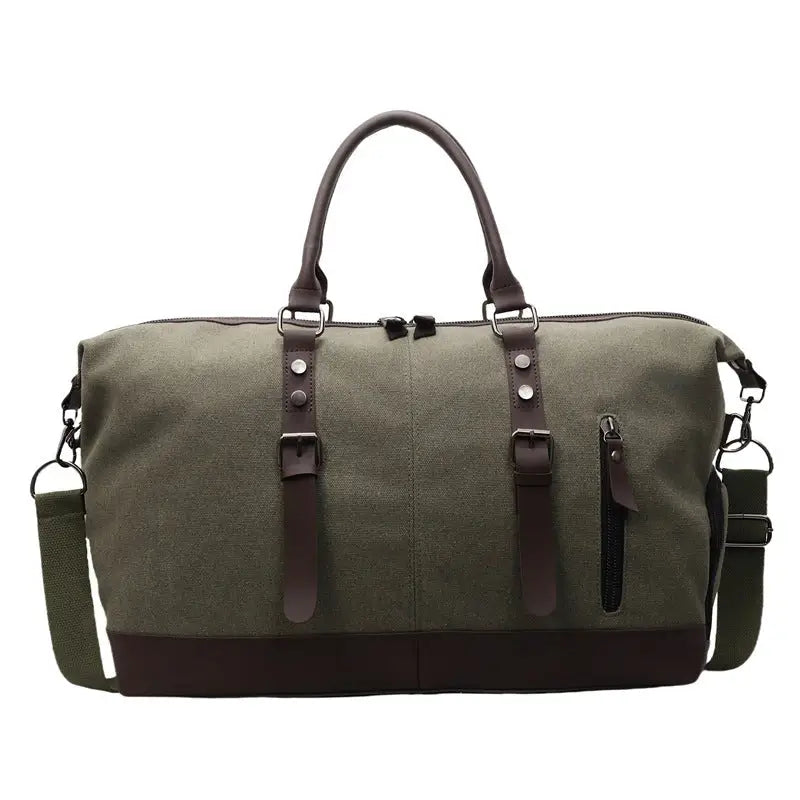 Waterproof Canvas Bag 20-35L for Men and Women - Green