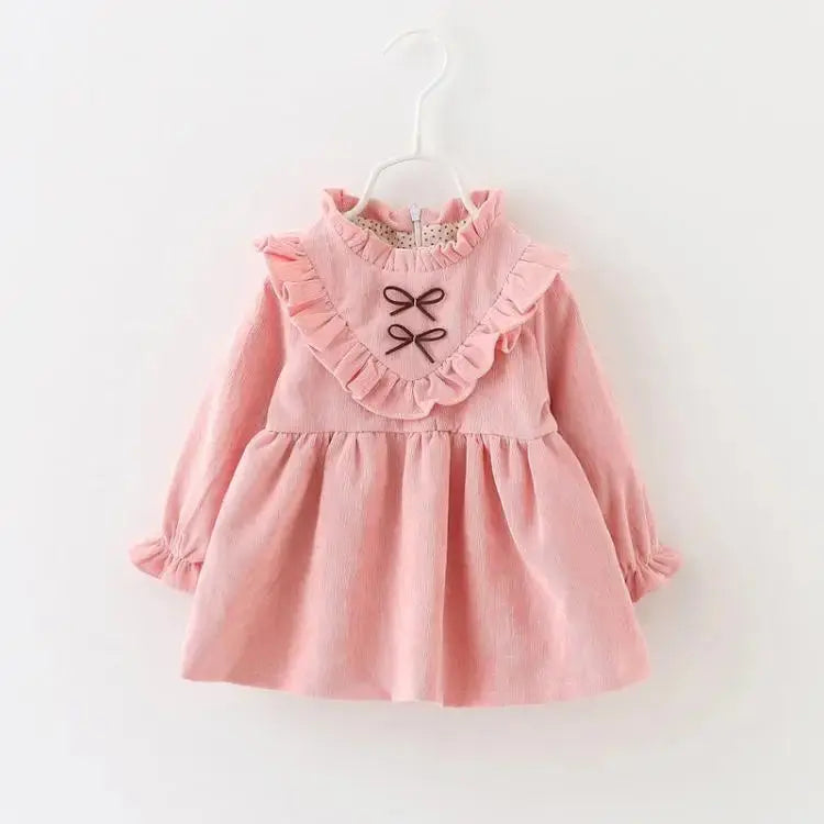 WhimsySleeve: Kids’ Enchanted Long Dress - Pink / 8M