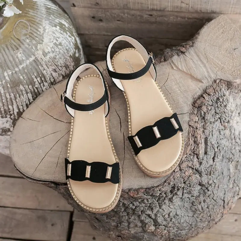 WhimsyStride Fairy Chunky Heel Sandals
