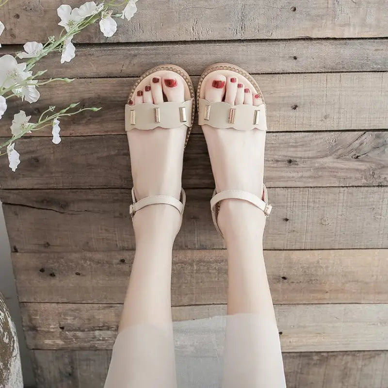 WhimsyStride Fairy Chunky Heel Sandals