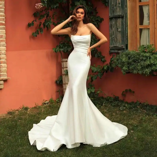 White Sleeveless Long Skirt for Women in Multiple Sizes