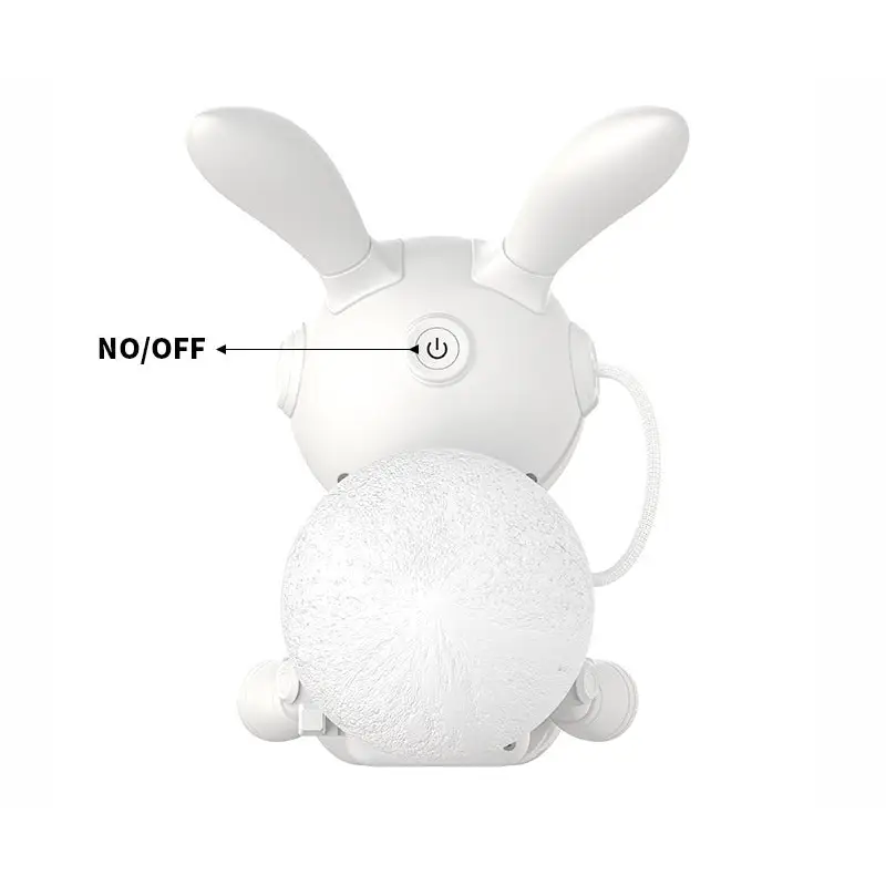 White Space Rabbit Figurine Modern Simplicity Up to 36V