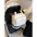 White Tulip Bear Polyester Suitcase with 3D Pockets and Zipper Compartments - Tulip White