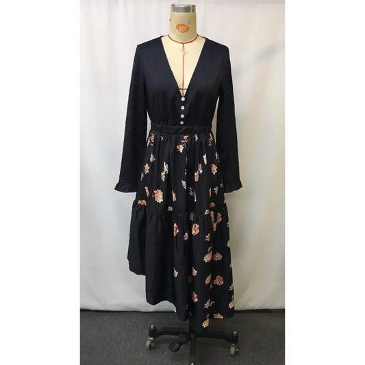 Wildflower Denim Dress