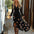 Wildflower Denim Dress - Picture Color / XS