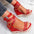 Willow Wedge Sandals - Red / 35