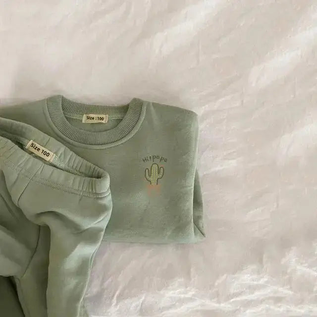 Winter Babe Set - Army Green / 48cm