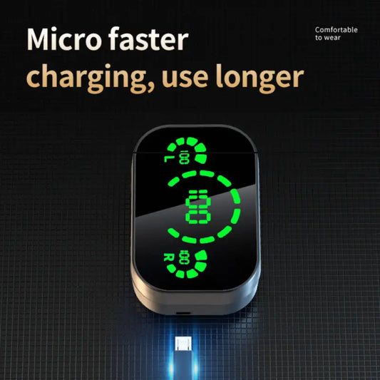 Wireless Earbuds with LED Power Display and Upgraded 5.3 Core Chip