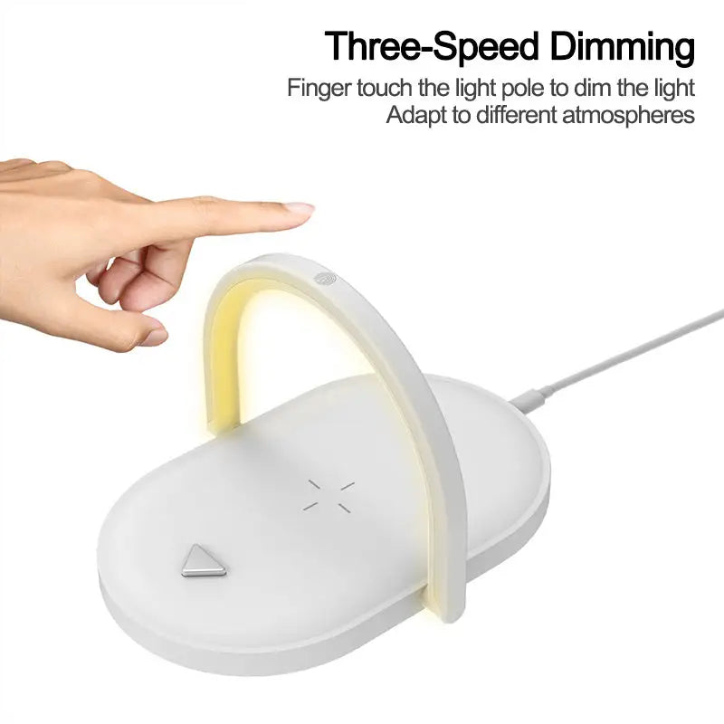 Wireless Fast Charger and Adjustable Phone Holder