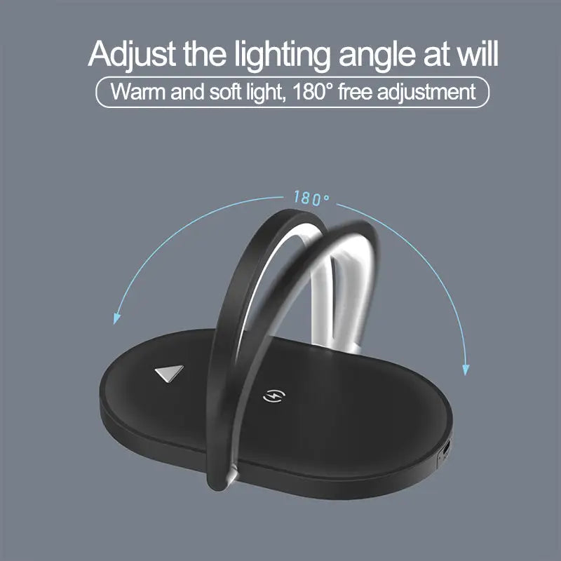 Wireless Fast Charger and Adjustable Phone Holder